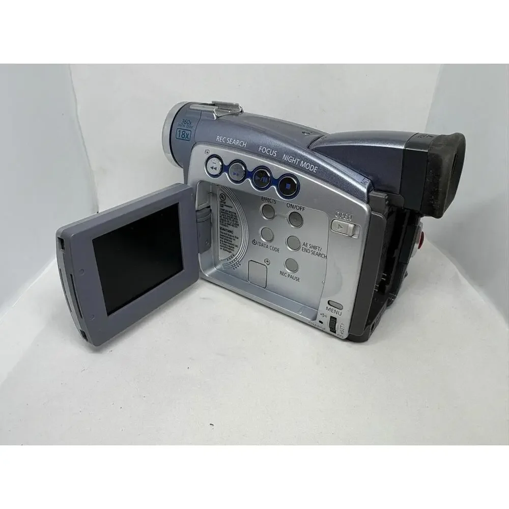 Canon ZR80 MiniDV Camcorder 18x Optical Zoom Digital Video Parts Repair C102